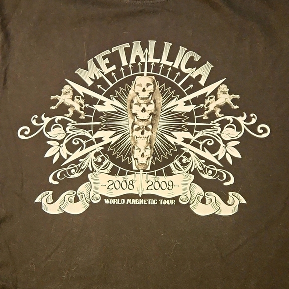 Metallica World Magnetic  Tour Shirt 2008 - Picture 1 of 3